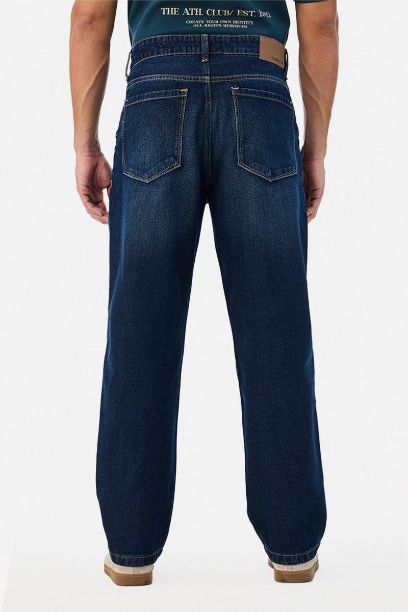 SNITCH Washed Baggy Jeans - Image 5